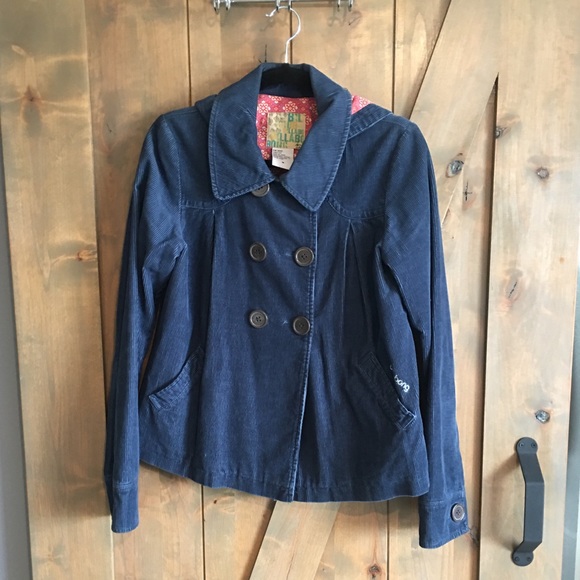 Billabong blue corduroy coat - Picture 5 of 12